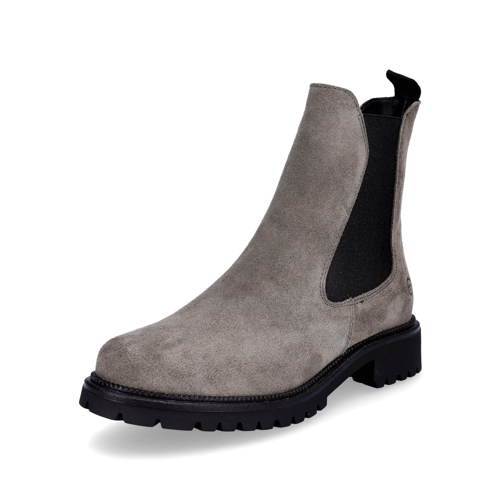 Tamaris Tamaris Damen Leder Chelsea Boot grau Chelseaboots