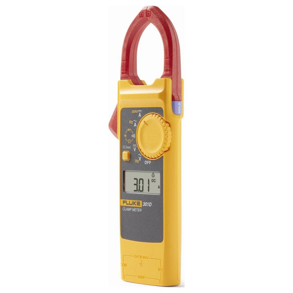 Fluke Multimeter 301D/EUR Stromzange digital CAT III 300 V Anzeige (Counts): 6000