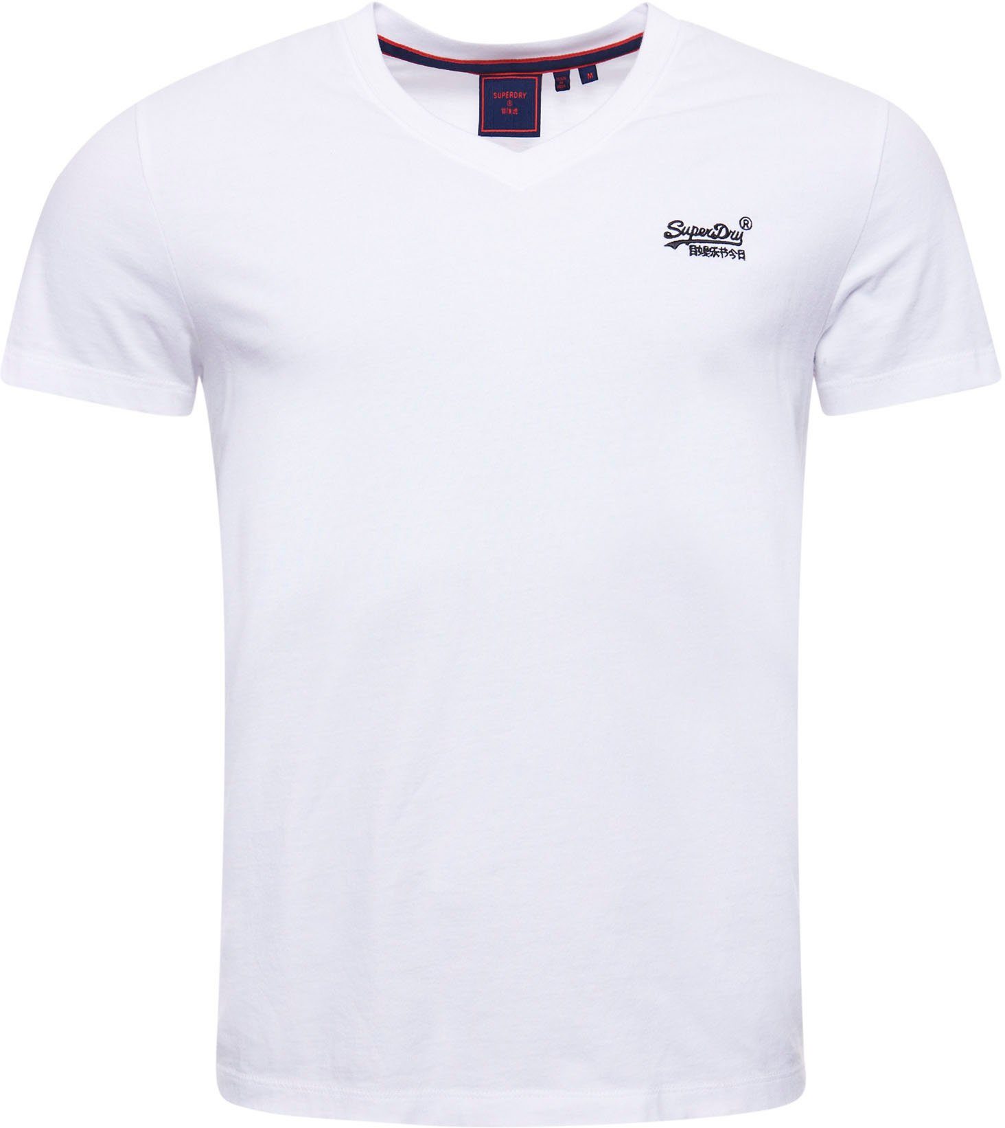 Superdry V-Shirt VINTAGE VEE optic EMB LOGO