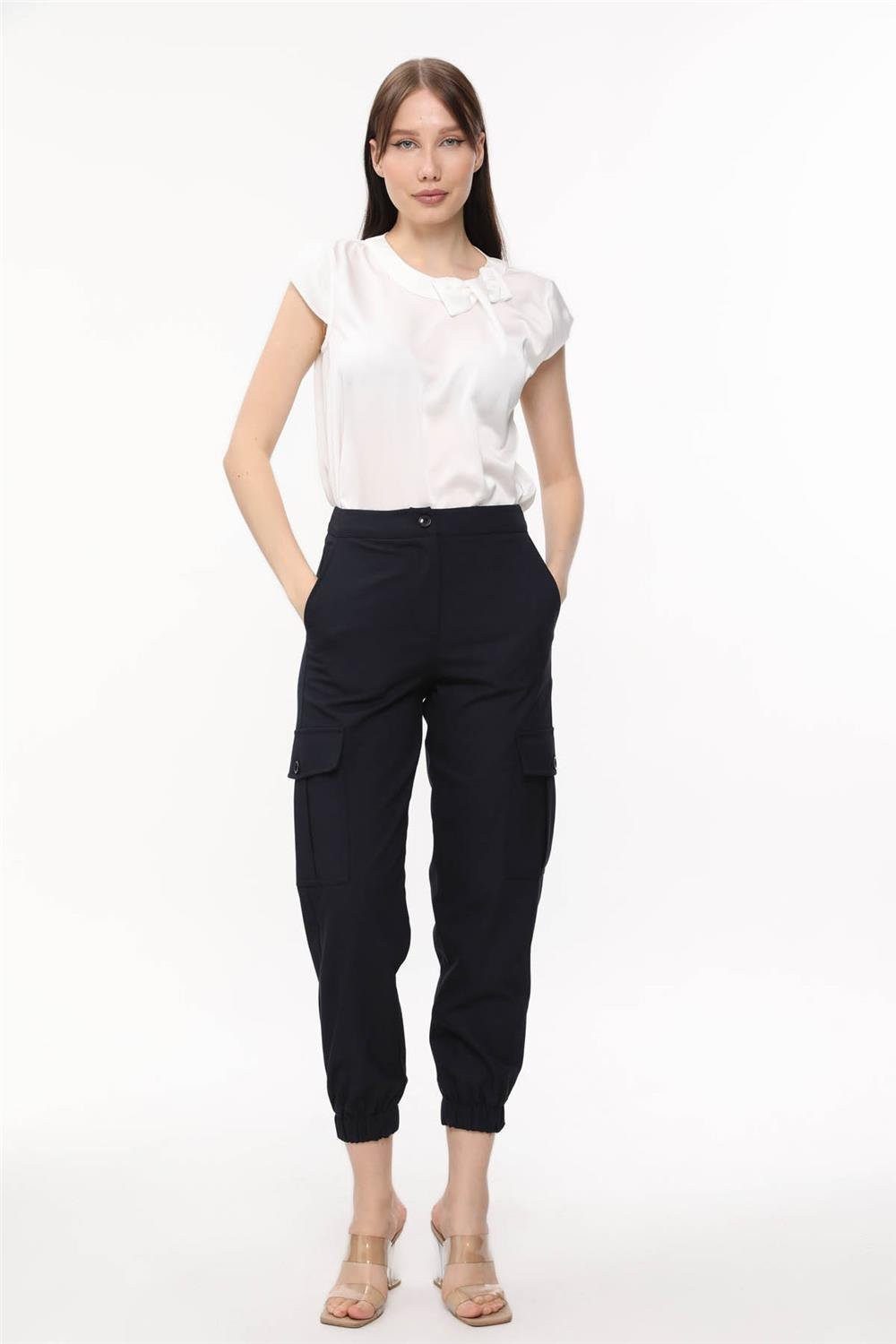 Chinohose Fracht Taschen Hose