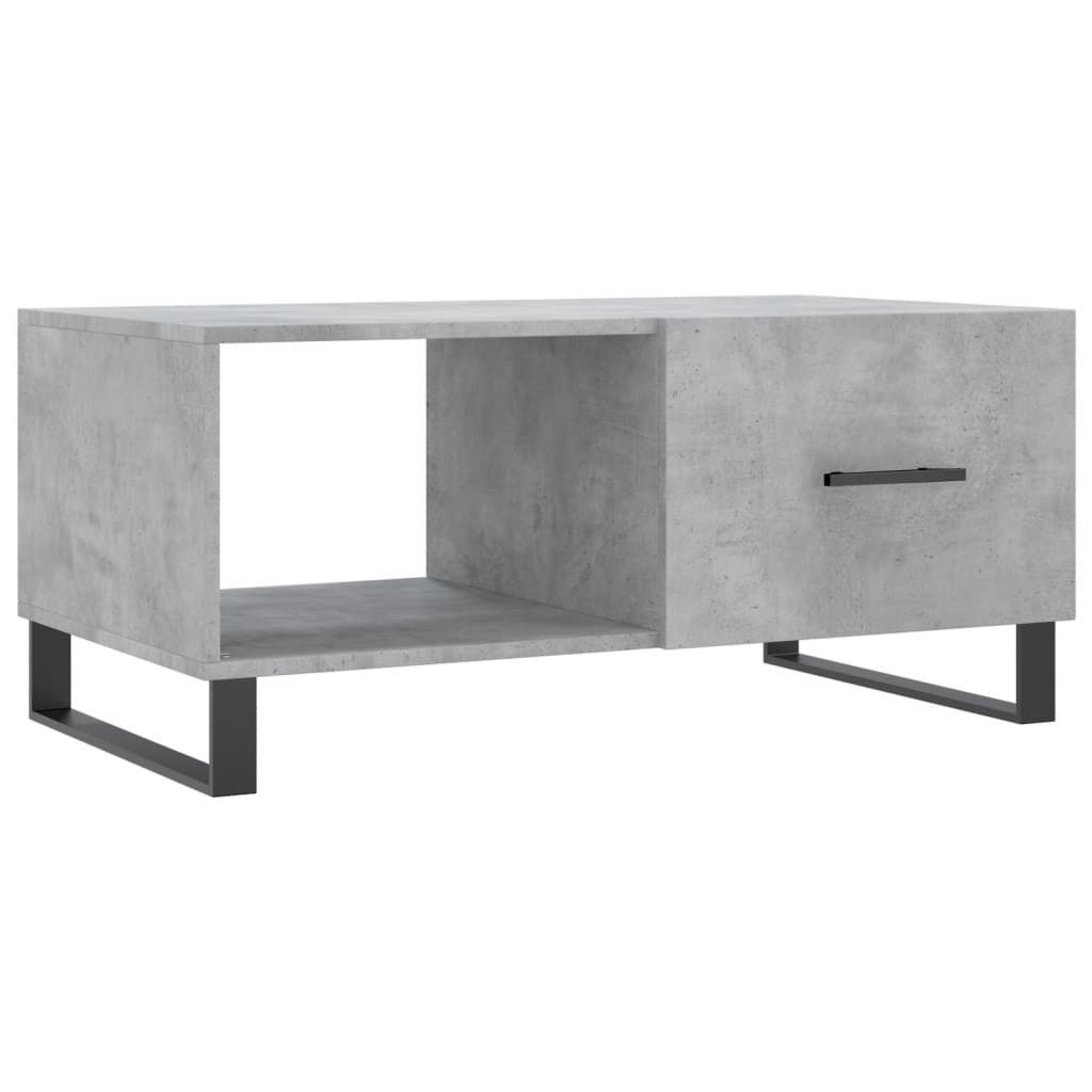 Couchtisch Couchtisch Betongrau 90x50x40 cm Holzwerkstoff