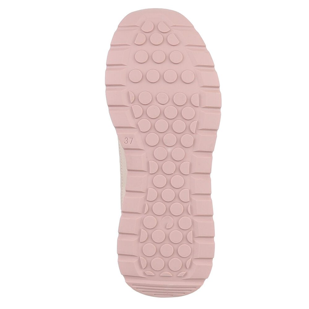 Ital-Design Vielseitige Sneakers für Damen mit atmungsaktivem Mesh-Design Sneaker (91116891) Flach Sneakers Low in Hellbraun