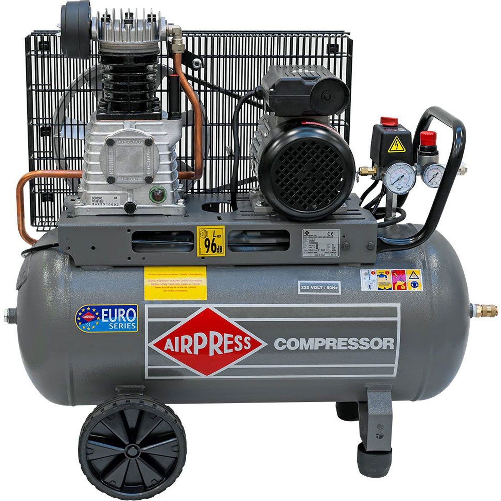 Airpress Kompressor Druckluft- Kompressor 2,0 PS 50 Liter 10 bar HL-310-50 Typ 360531, max. 10 bar, 50 l, 1 Stück