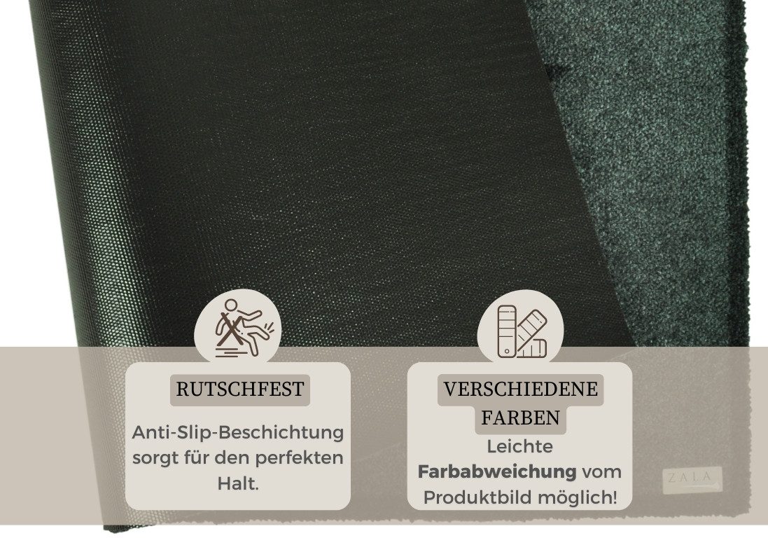 HANSE Home Fußmatte Sterne, Türmatte, rechteckig, Höhe: 7 mm, Schmutzfangmatte, Innen und Außen, Rutschfest, Wetterfest, Waschbar