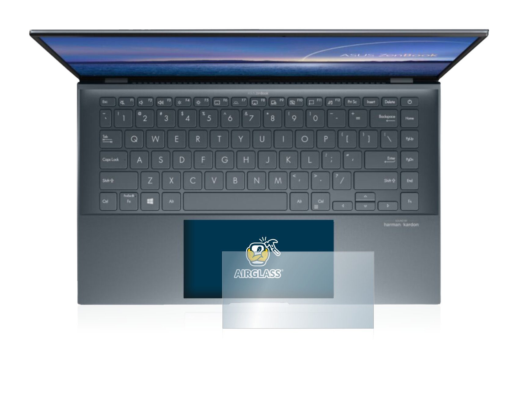 BROTECT Schutzfolie kompatibel mit Asus ZenBook 14 UX435 klare Displayschutz-Folie 