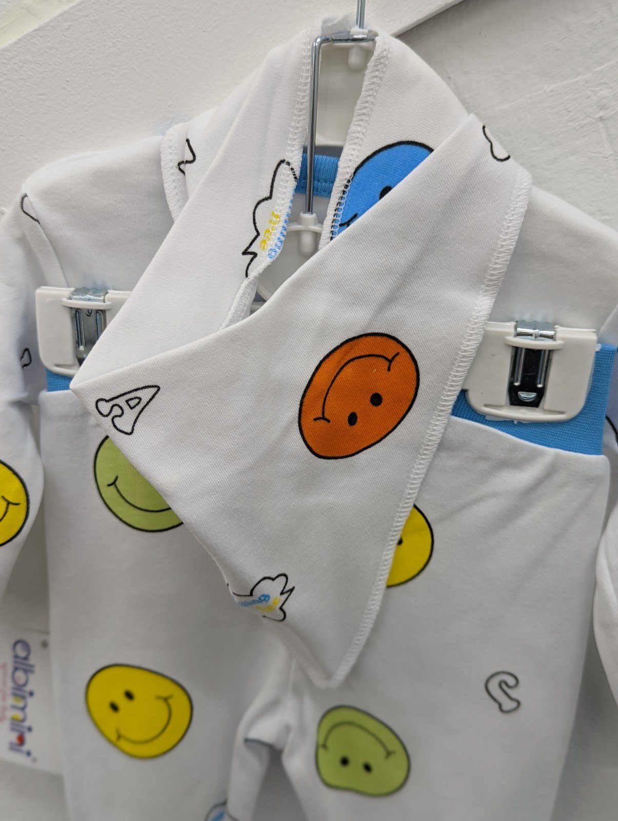 albimini Hose-Body/Overall-Tuch Gelb Anzug Kinderanzug Baby 3-teilig