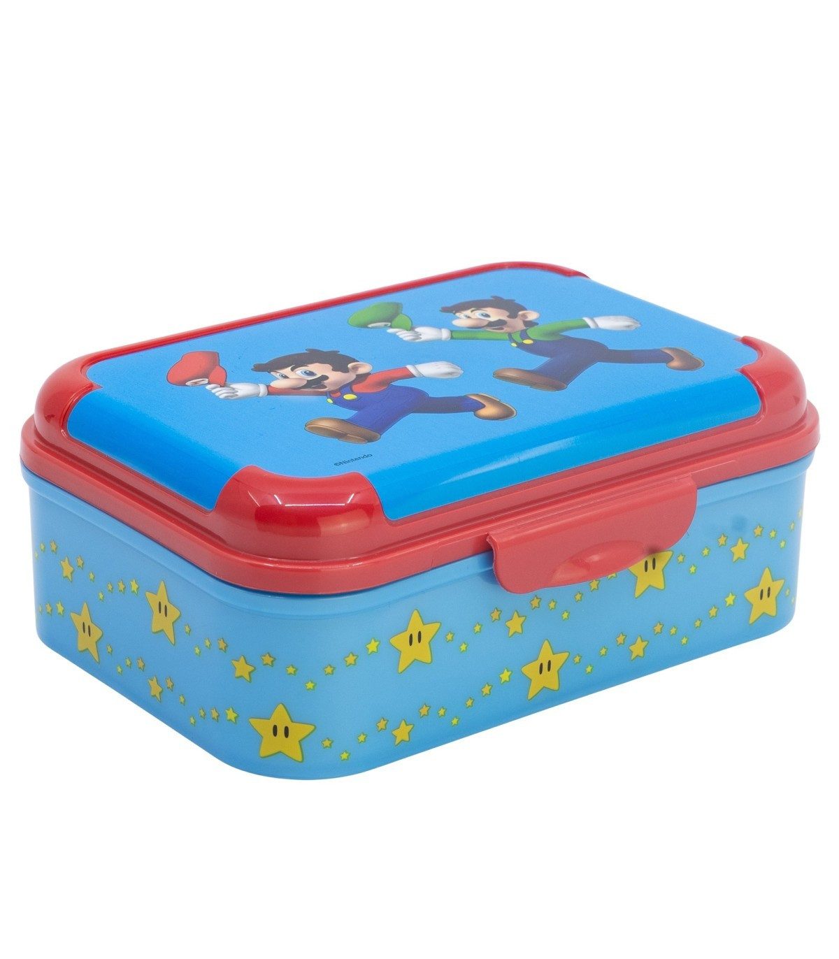 Super Mario Lunchbox Kinder Lunchbox Brotdose für Snacks Frühstück und Pause, (Packung)