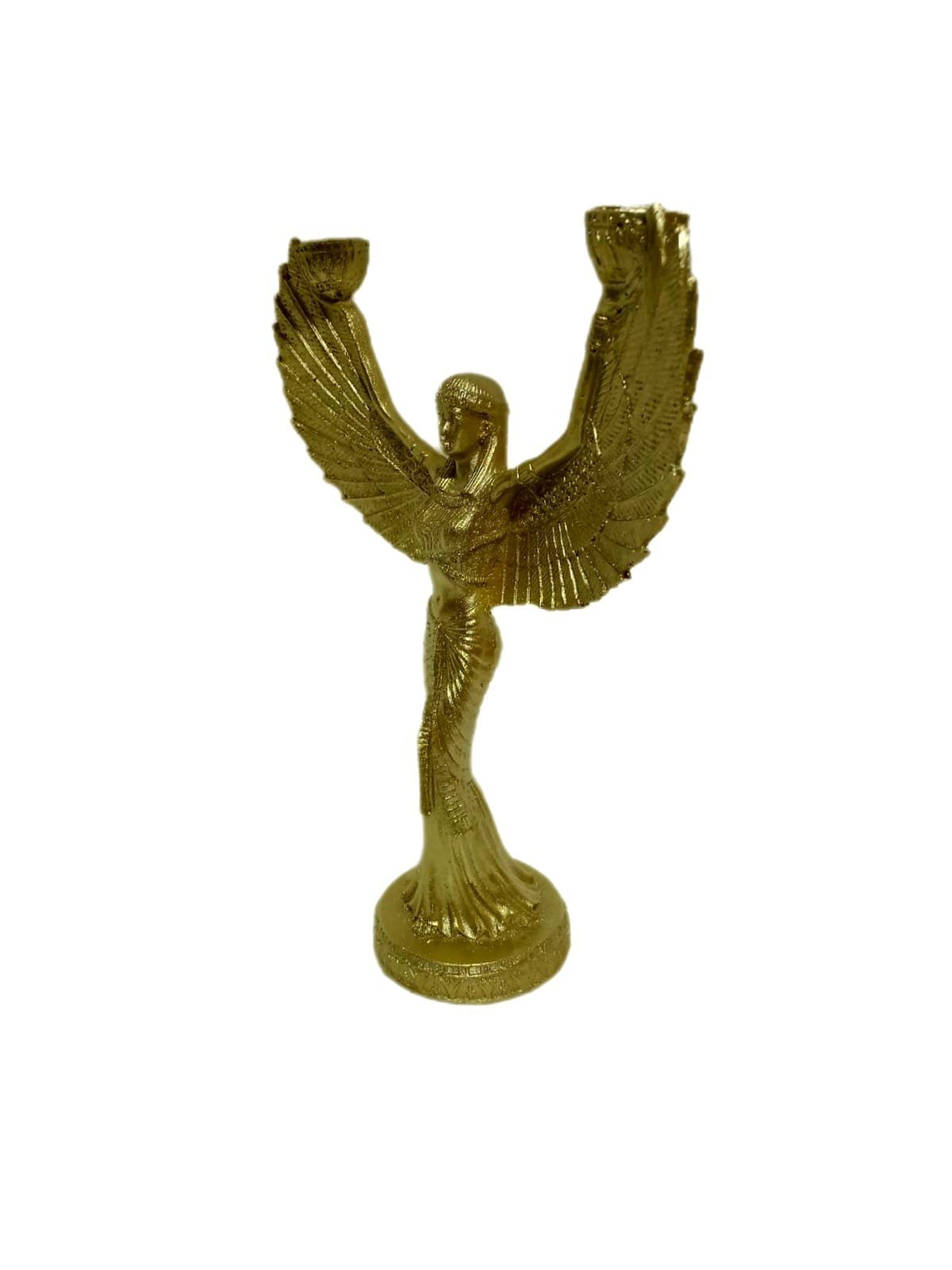 Engel Dekofigur aus Gold, Dekofigur moebel17 Skulptur Polyresin