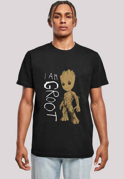 F4NT4STIC T-Shirt Marvel Guardians of the Galaxy Groot Herren,Premium Merch,Regular-Fit,Basic,Logo Print