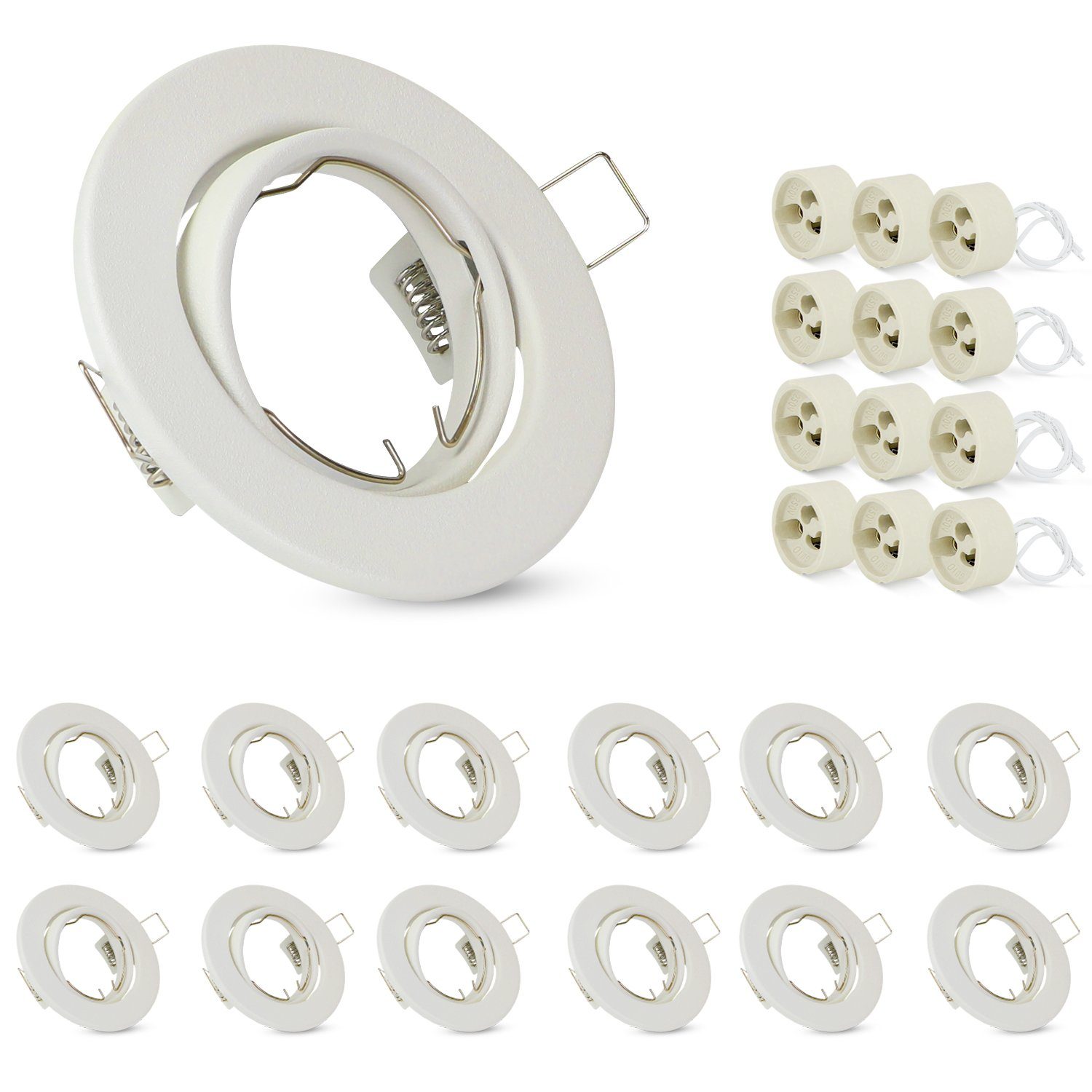 ZMH LED Einbaustrahler 12er mit GU10 günstig online kaufen
