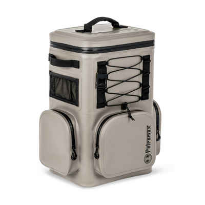 Petromax Thermobehälter Kühltasche 17 Liter Sandfarben, Isolierschaum Nylon TPU beschichtet, (Kühlrucksack, 1-tlg., Isoliertasche, Picknick), Kühldauer bis zu 6 Tagen