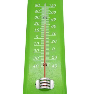 BENSON Raumthermometer 3x Thermometer Innenthermometer Außenthermometer, Innen, Außen, Metall, Groß, XL