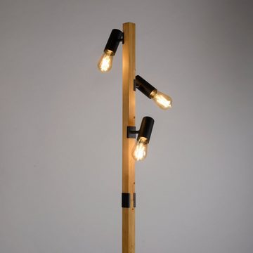 JUST LIGHT Stehlampe PILON, ohne Leuchtmittel, ExklusiveE27, Schalter, Fußschalter