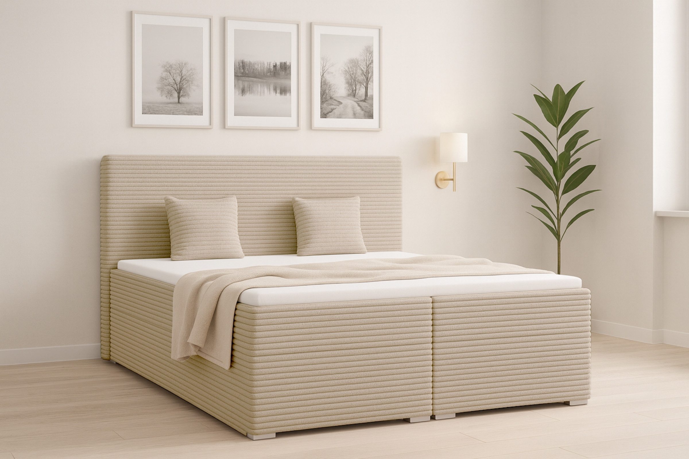 Deine Möbel 24 Boxspringbett DUBAI Boxbett günstig online kaufen