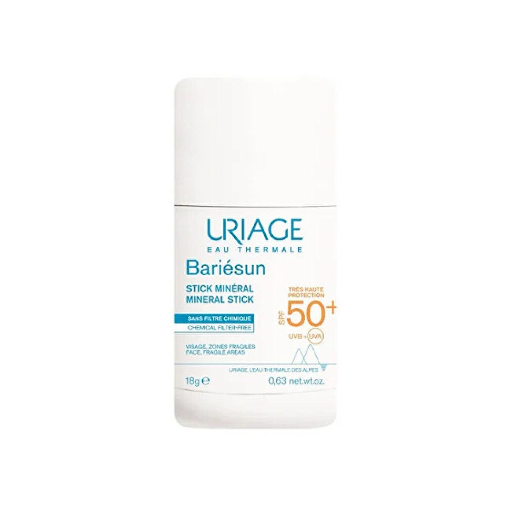 Uriage Sonnenschutzpflege BARIÉSUN mineral stick SPF50+ 18 gr