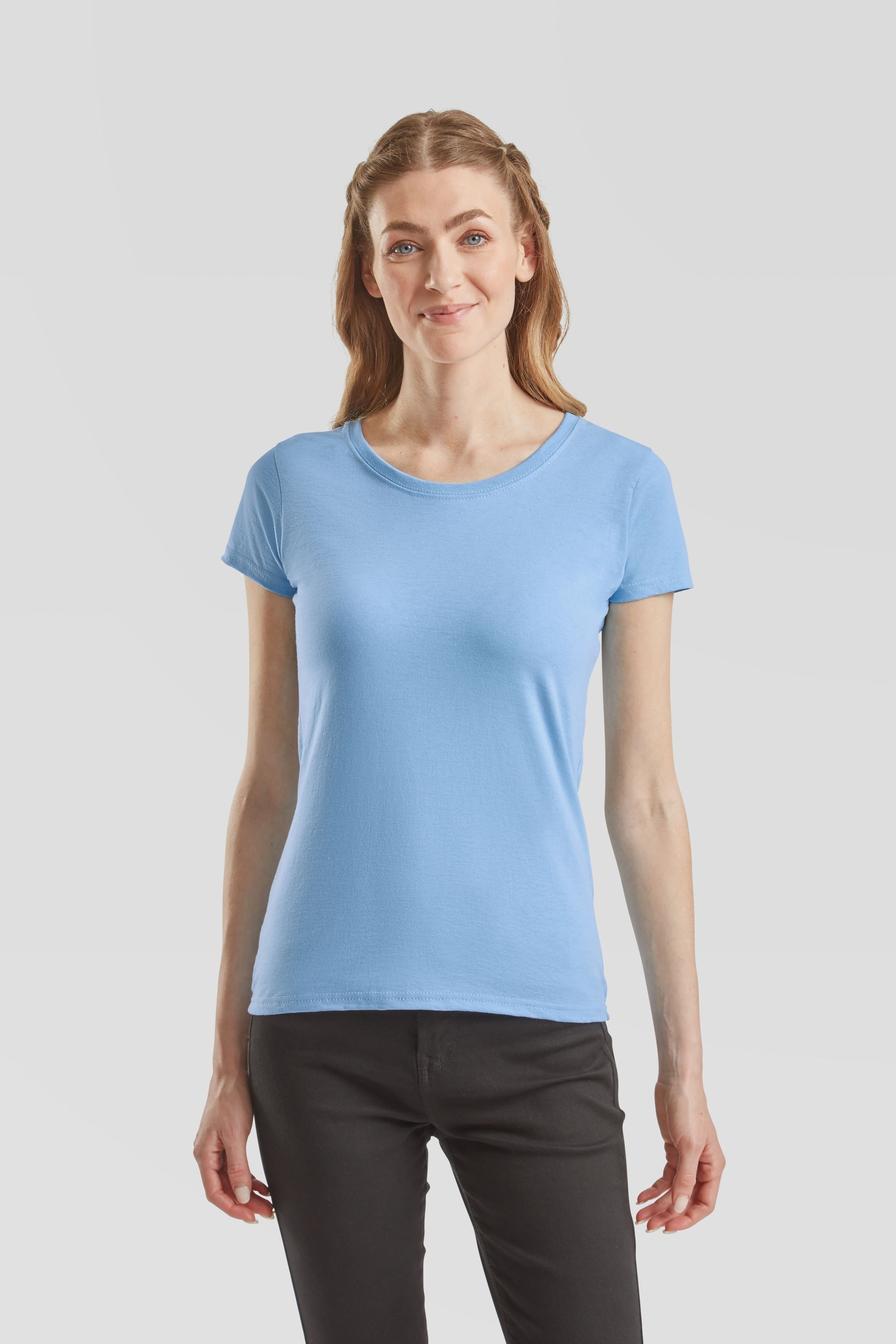 Fruit of the Loom Rundhalsshirt Fruit of the Loom Valueweight T Lady-Fit