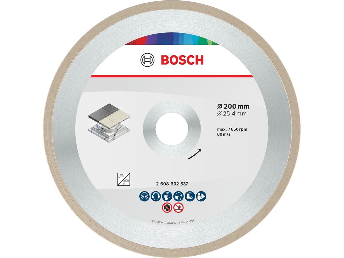 BOSCH Trennscheibe Diamant Standard for Ceramic, Ø 200 mm