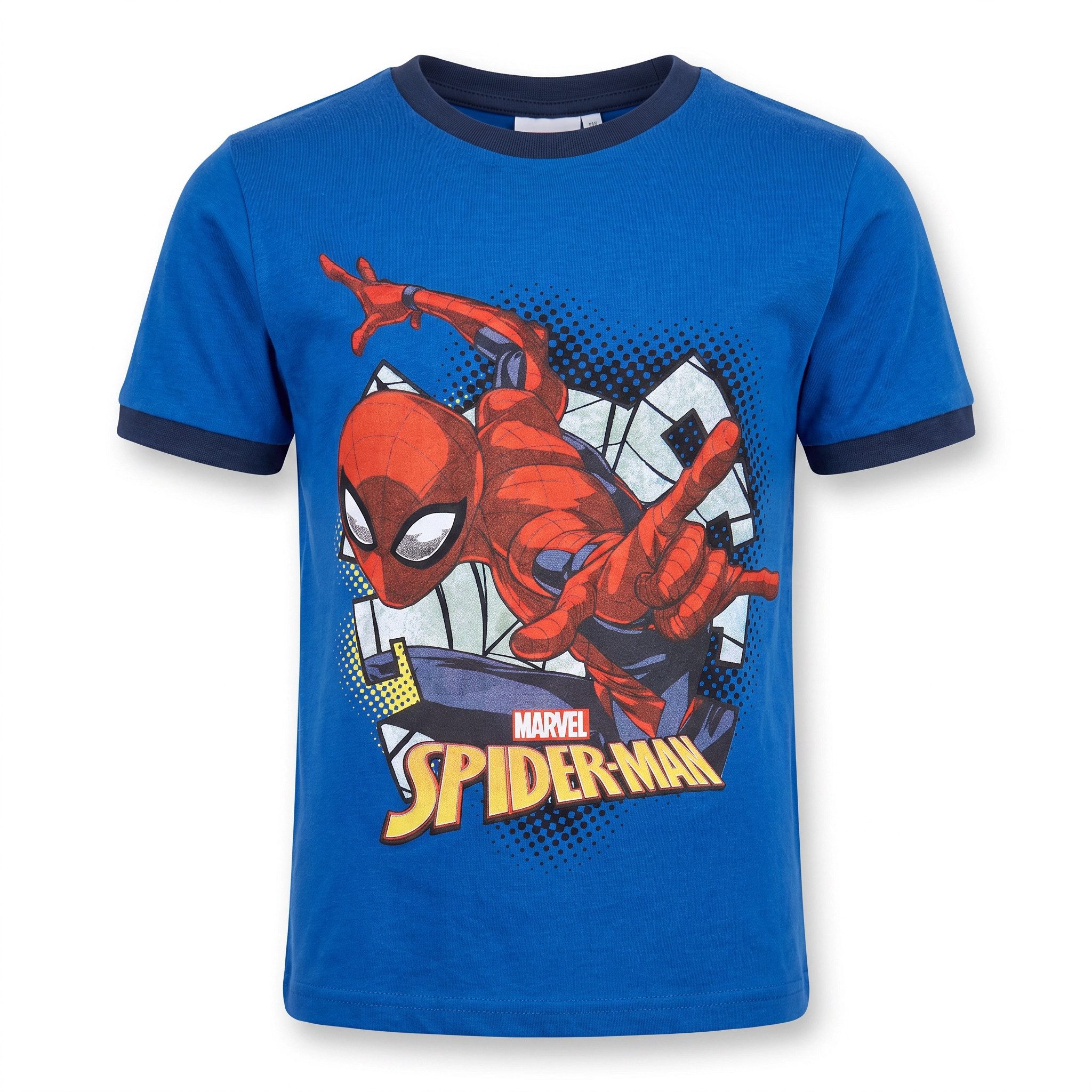 MARVEL Print-Shirt Spiderman T-Shirt kurzarm Kinder Jungen Shirt Gr. 98 bis 104 - 100% Baumwolle
