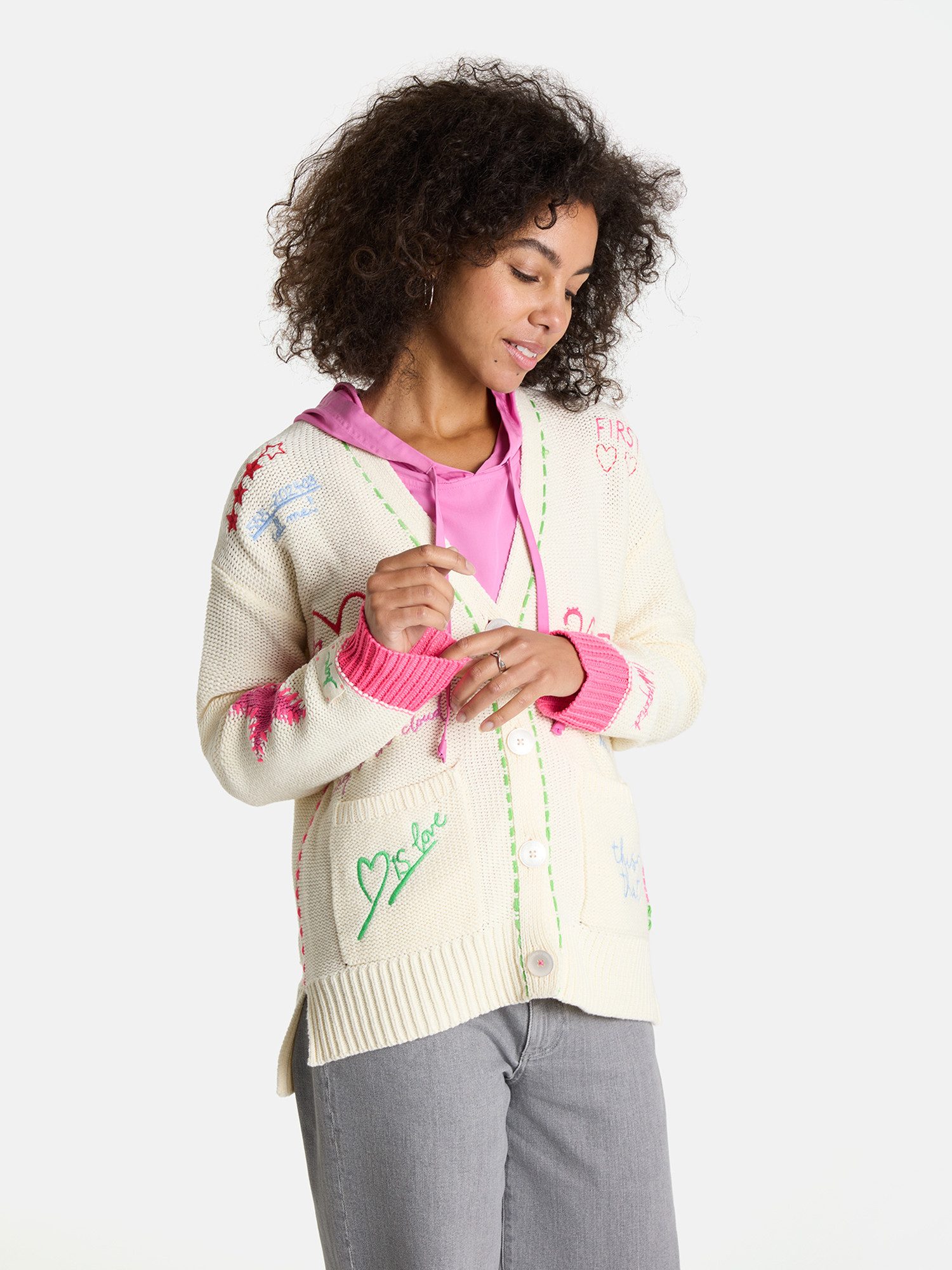 Lieblingsstück Strickjacke ArunaL mit 60% Baumwolle