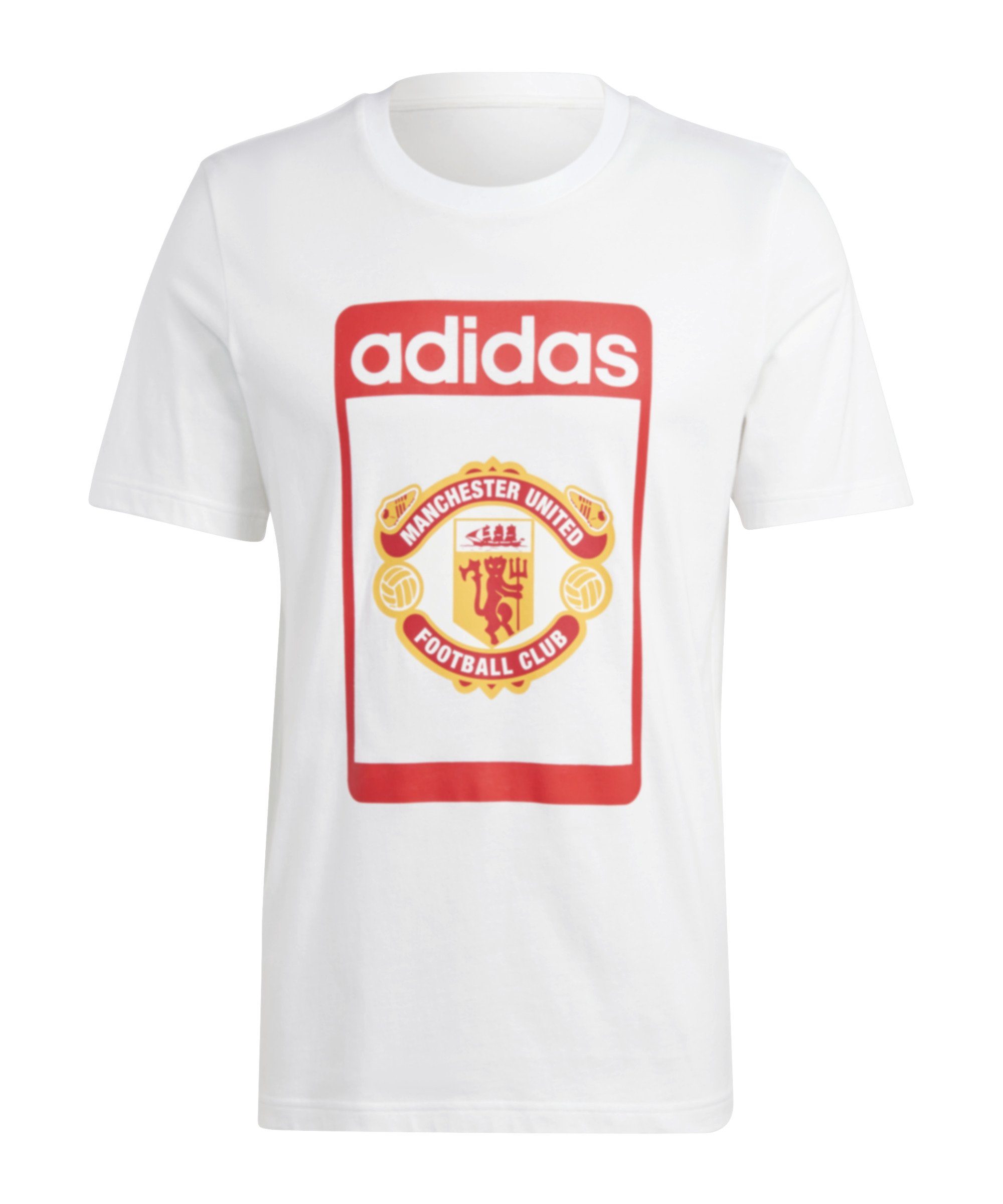 Originals T-Shirt United weiss adidas default Manchester T-Shirt