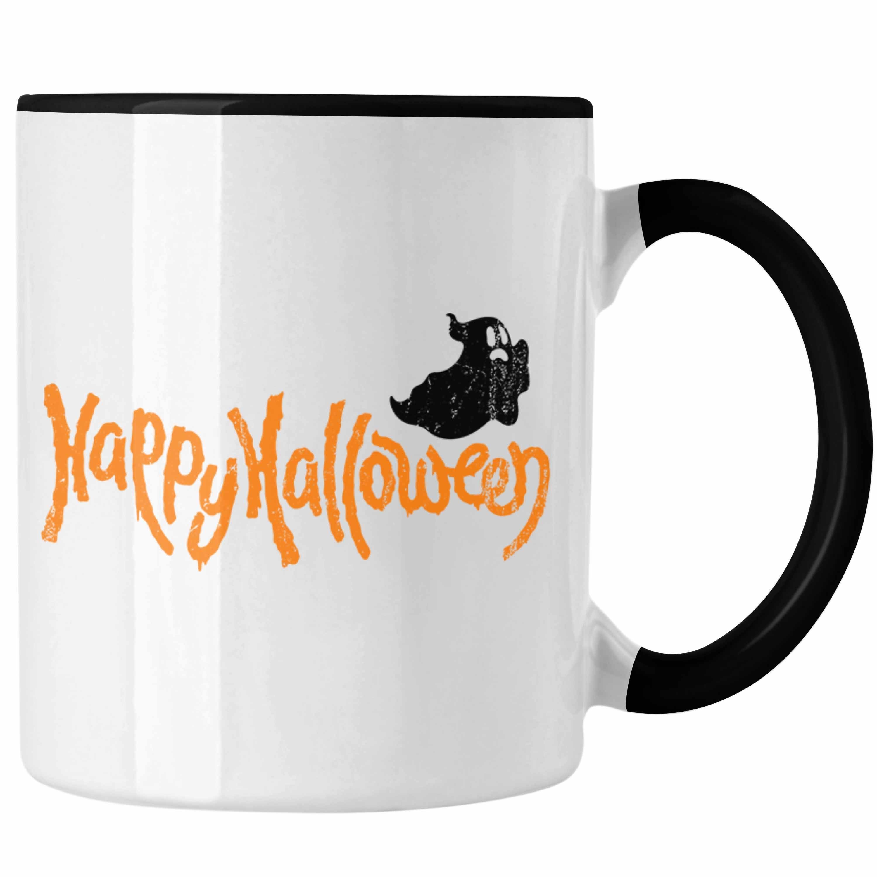 Trendation Tasse Halloween Tasse Kürbis Dekoration Becher Happy Halloween Geister