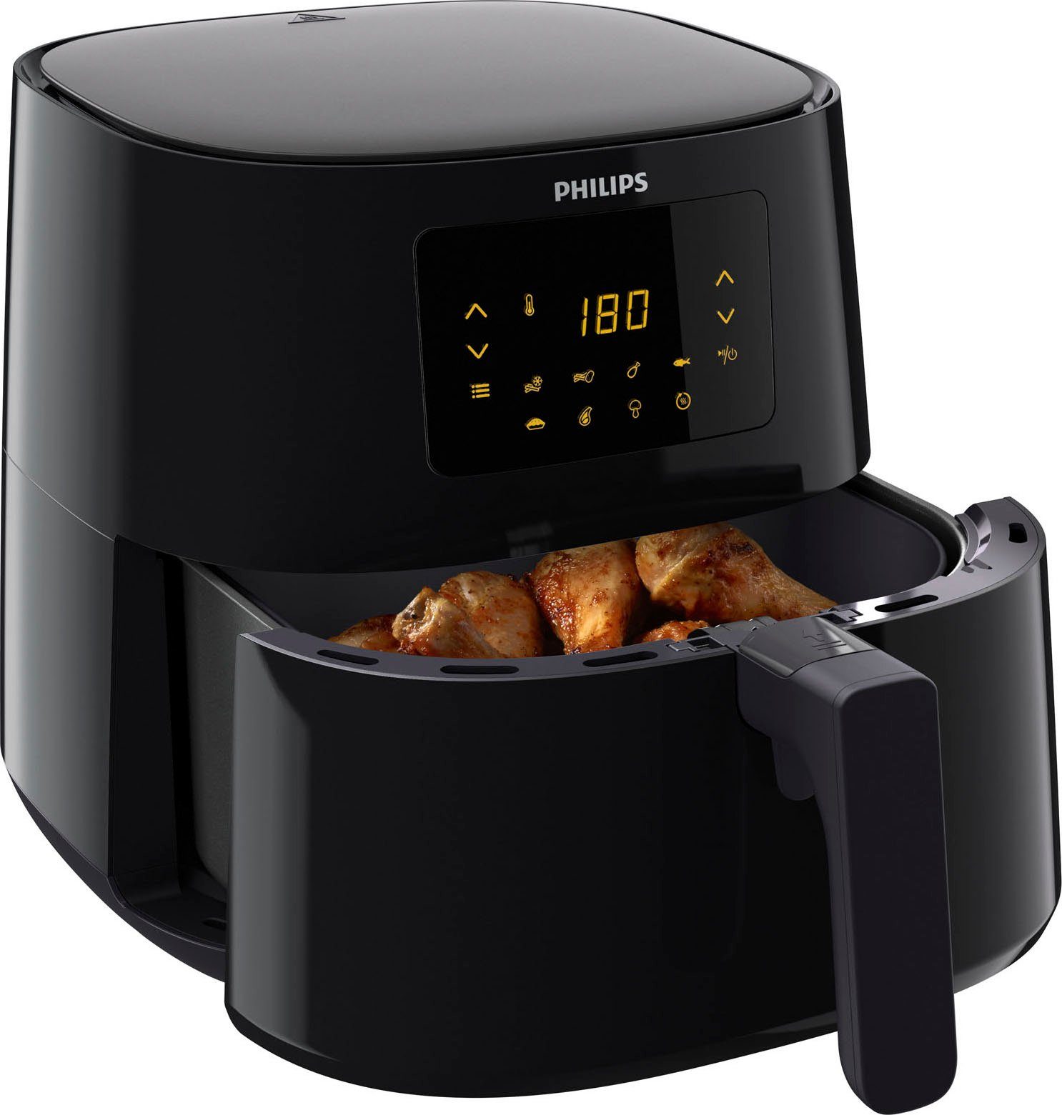 Philips Heißluftfritteuse Airfryer XL HD9270/90, 6,2 l, 2000 W, mit 7 Voreinstellungen und Warmhaltefunktion, digitales Display