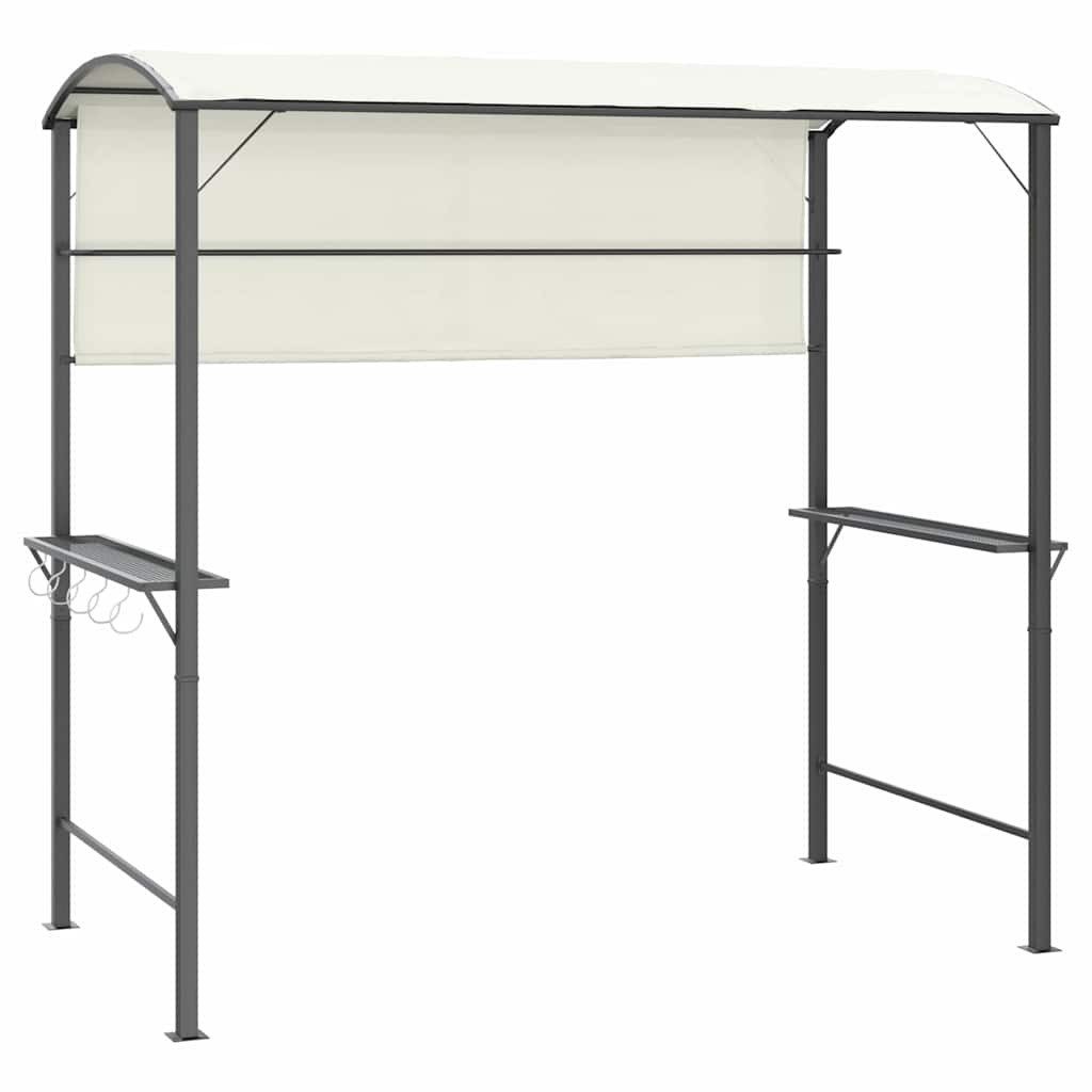 vidaXL Partyzelt Pavillon mit Dach 220x110x200 cm Creme