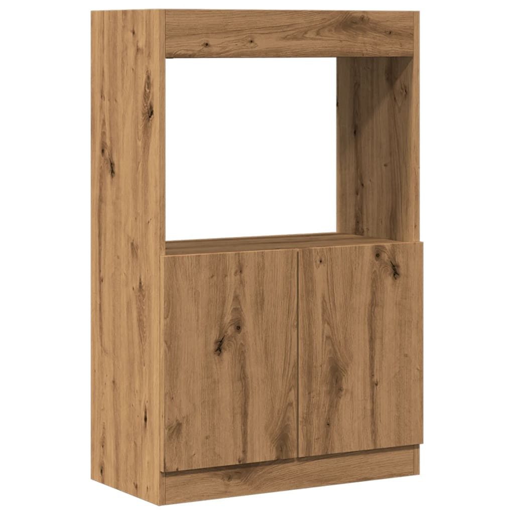 vidaXL Bücherregal Highboard Artisan-Eiche 63x33x100 cm günstig online kaufen