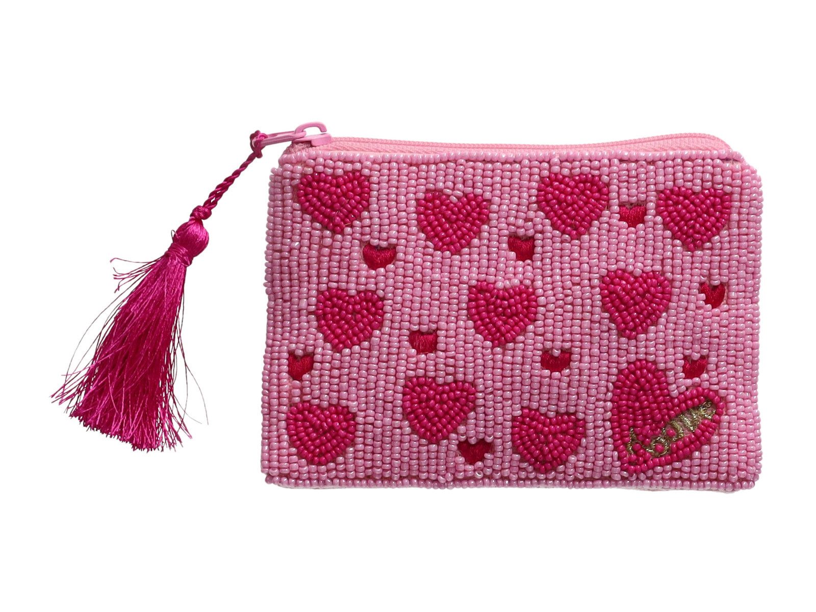 Giftcompany Kosmetiktasche Elodie Kosmetiktasche XS Herzen pink 12cm