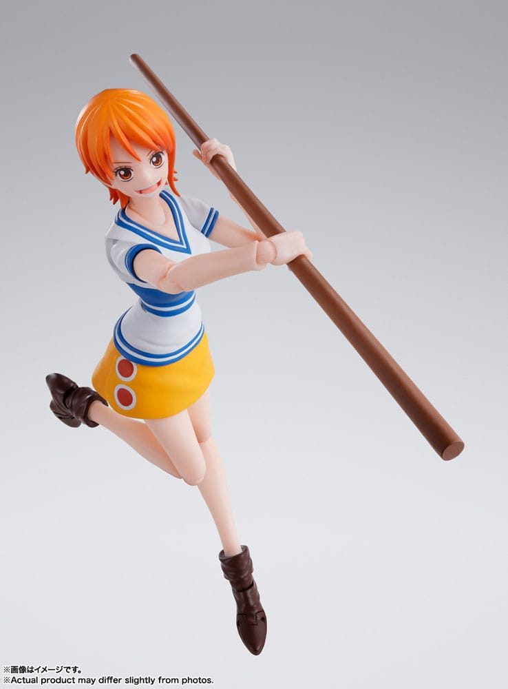 Bandai Tamashii Nations Actionfigur S.H.Figuarts One Piece Romance Dawn Nami 14 cm Actionfigur (Re-run)