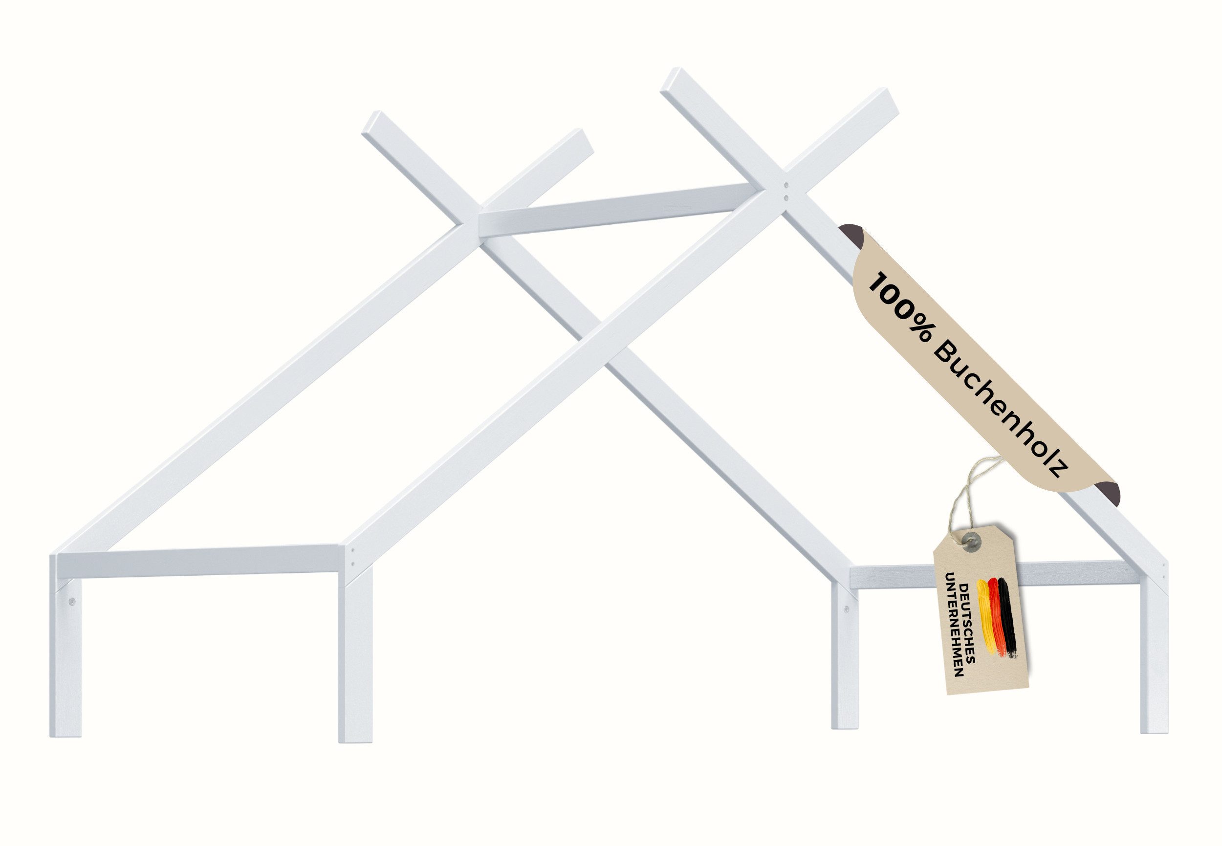 Alavya Home® Kinderbett Bodenbett "TITAN" DACH günstig online kaufen