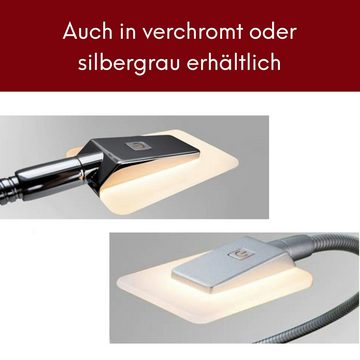 kalb Bettleuchte LED Leseleuchte Flexleuchte Nachttischlampe Leselampe schwarz, 1er Set schwarz, warmweiß bis tageslichtweiß