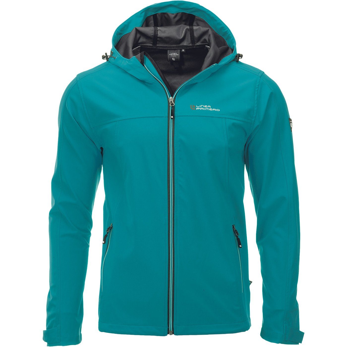 DEPROC Active Softshelljacke ROUGH PEAK MEN Kontrastreissverschluss