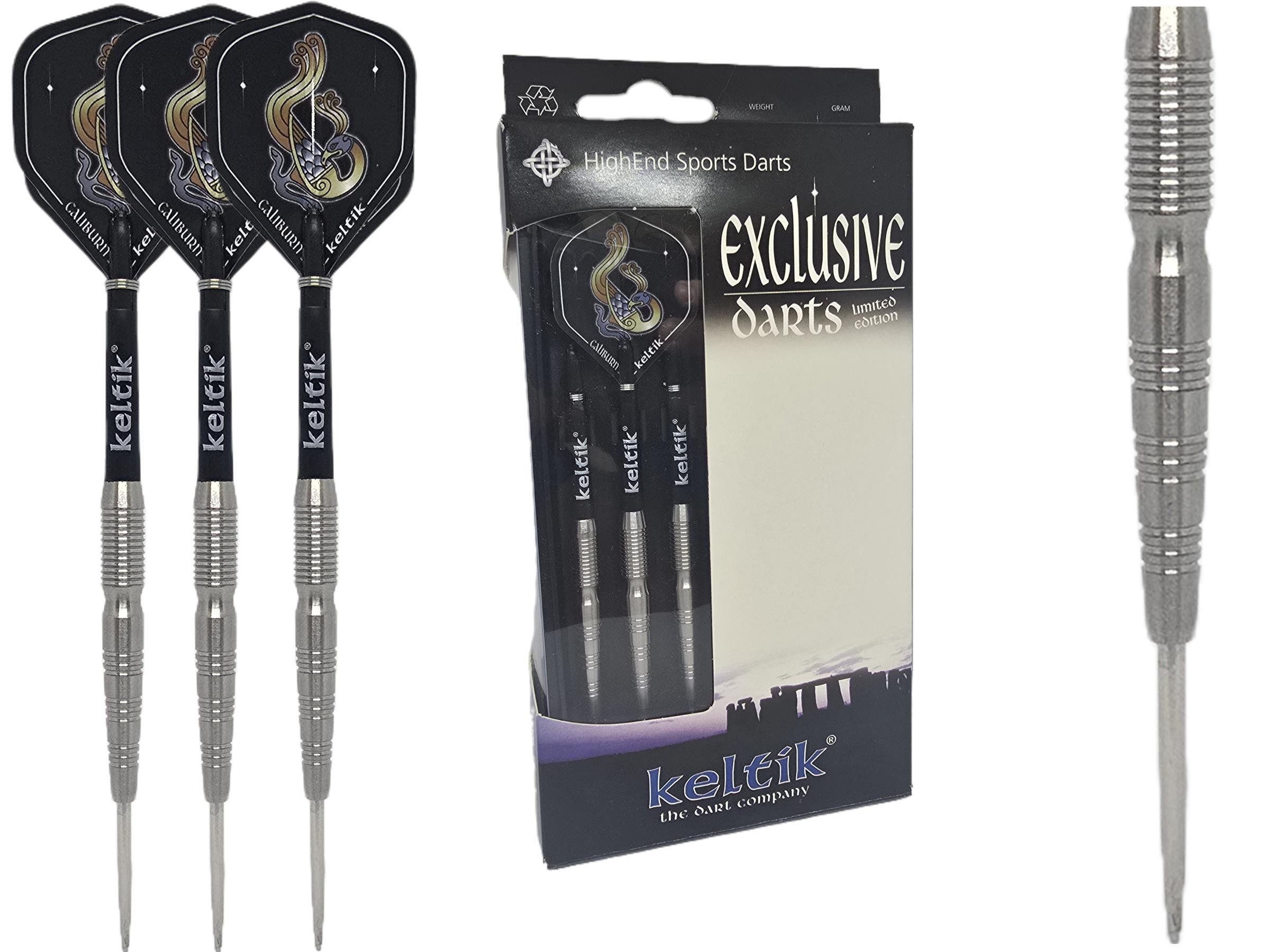 Keltik Dartpfeil Steeldart Steel Dart Pfeile Keltik Darian 23g Silver - 90% Tungsten