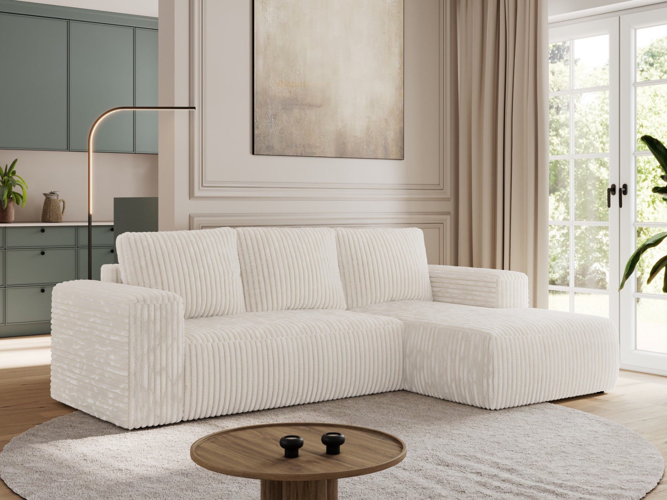 MKS MÖBEL Ecksofa TRENTINO L, Set, L-förmige Ecke, T30-Schaum, lose Kissen, günstig online kaufen