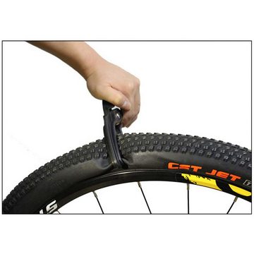 SOTOR Fahrradreifenheber Fahrrad Reifenheber Premium Kunststoff Zangen Reifenklemme Reparatur, (1-tlg), Von Fahrradschläuchen Werkzeugsat Für MTB BMX Rennrad Fixed Gear Rolle