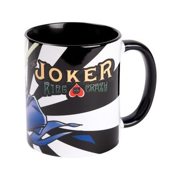United Labels® Tasse DC Comics Tasse Joker - King of Crazy aus Keramik Schwarz 320 ml, Keramik