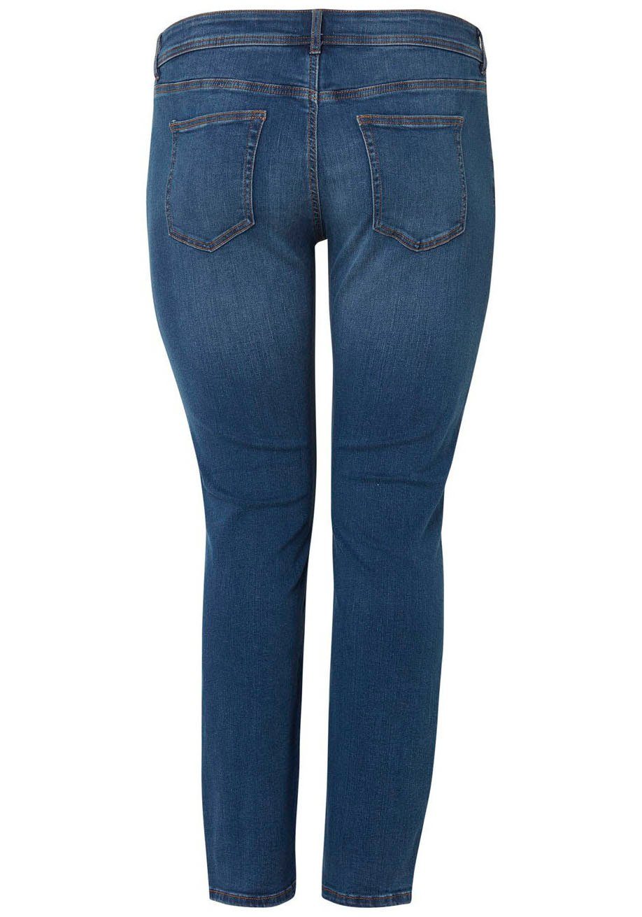 Mid Slim-fit-Jeans TAILOR Blue Stone Used TOM PLUS