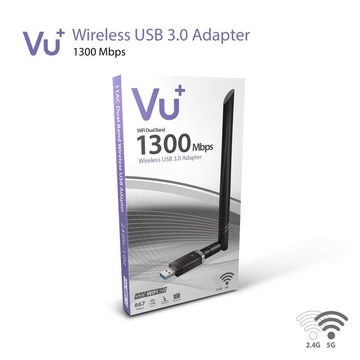 VU+ VU+® Dual Band Wireless USB 3.0 Adapter 1300 Mbps inkl. 6 dBi Antenne Tuner