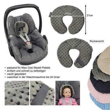 BambiniWelt by Rafael K. Babyschale Kopfpolster für Babyschale kompatibel mit Maxi-Cosi Pebble/Pebble Plus, ab: Geburt, bis: ca. 14 Monate