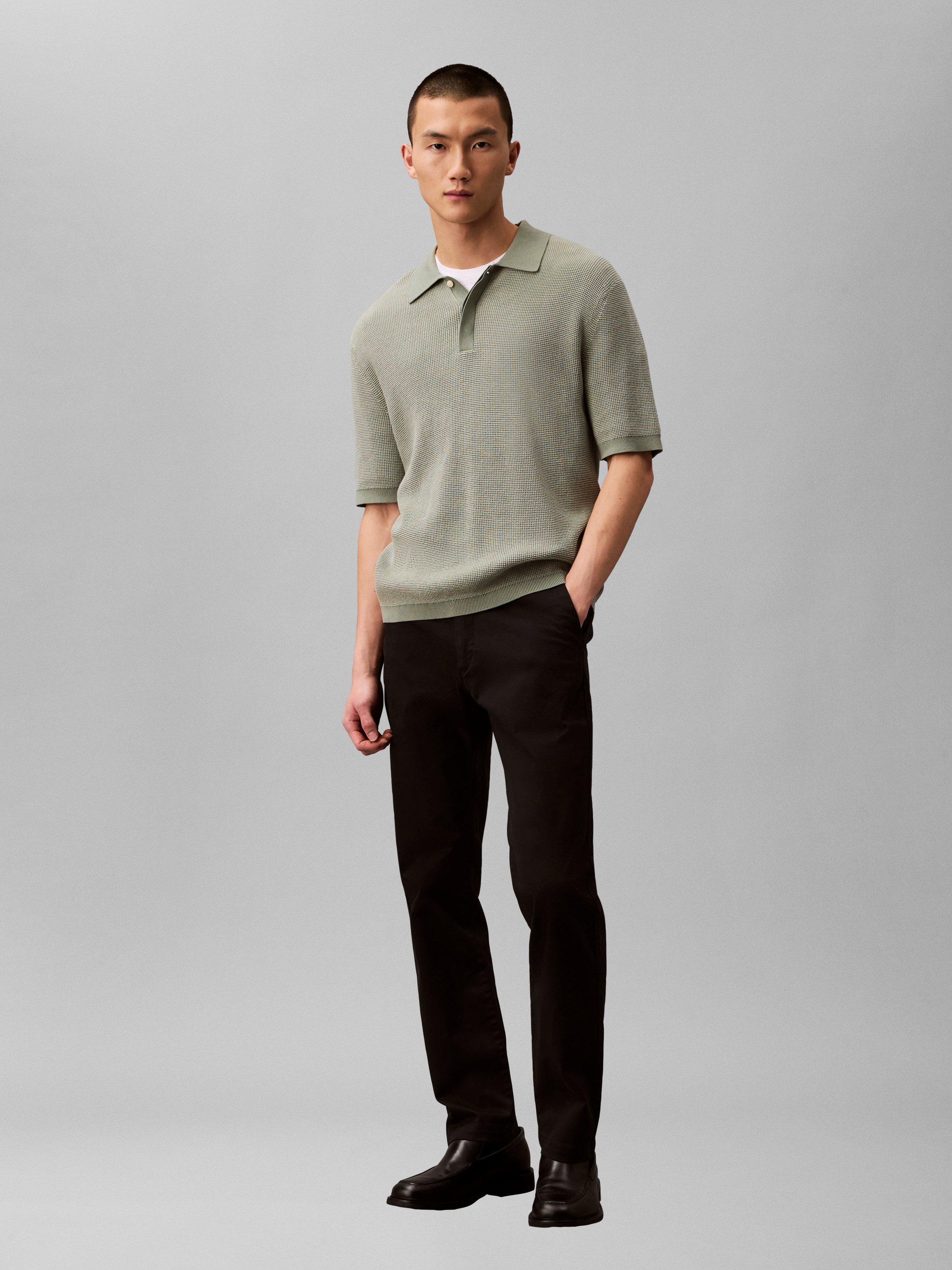 Calvin Klein Chinohose Mit Gürtelschlaufen