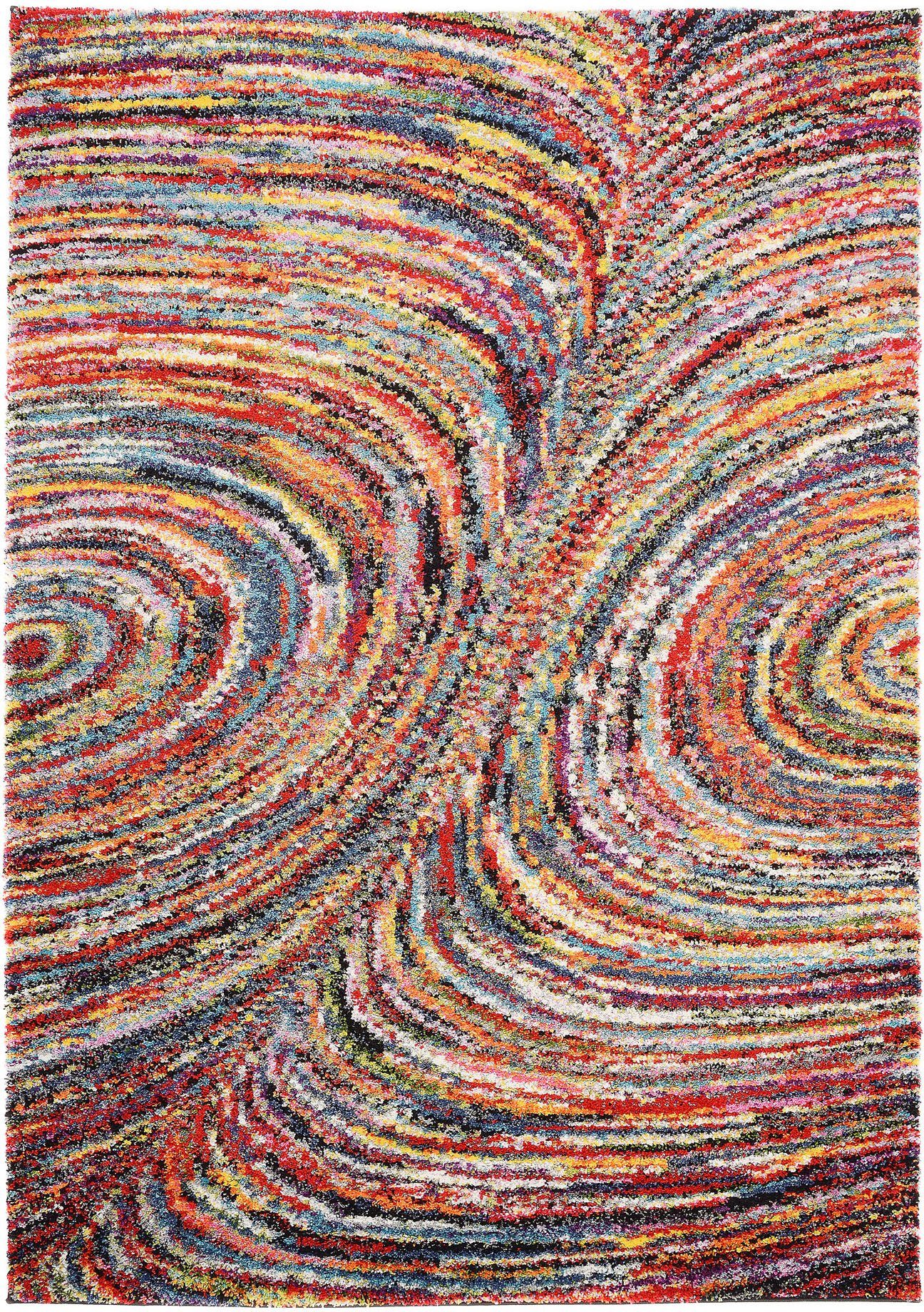 OCI DIE TEPPICHMARKE Hochflor-Teppich Sixteen Face, rechteckig, Höhe: 25 mm, Langflor, Shaggy, modernes Design, Wohnzimmer, Kinderzimmer