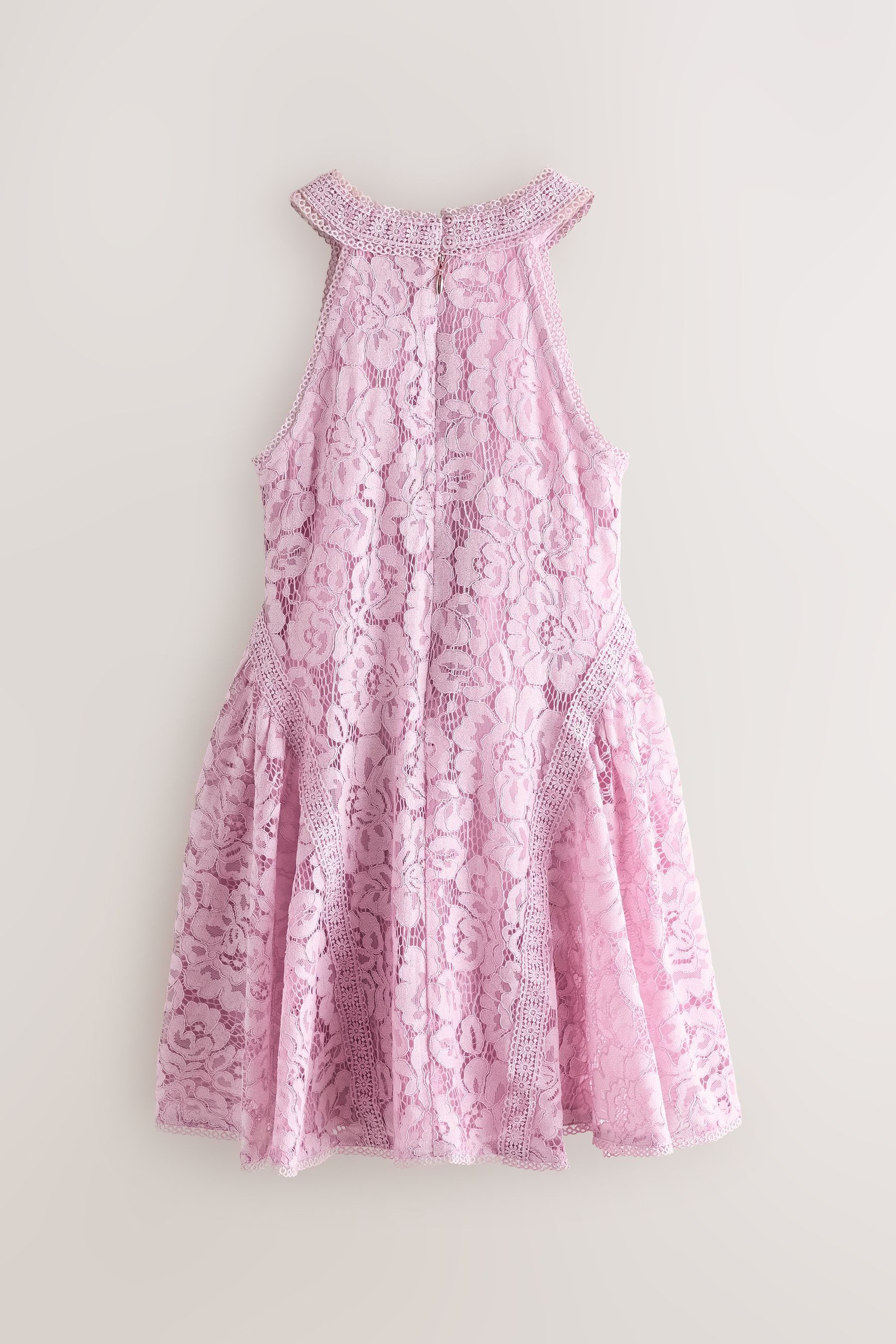 Baker by Ted Baker Partykleid Baker by Ted Baker Neckholderkleid mit Spitze (1-tlg)