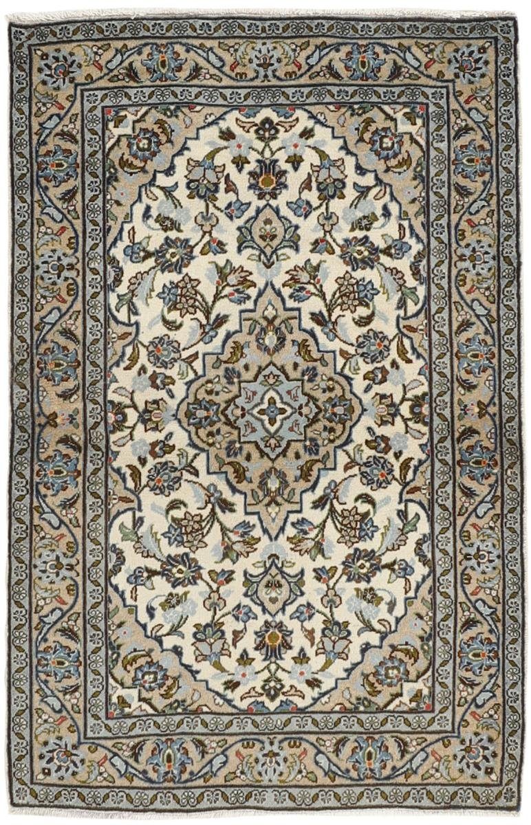 Orientteppich Keshan 100x153 Handgeknüpfter Orientteppich / Perserteppich, Nain Trading, rechteckig, Höhe: 12 mm