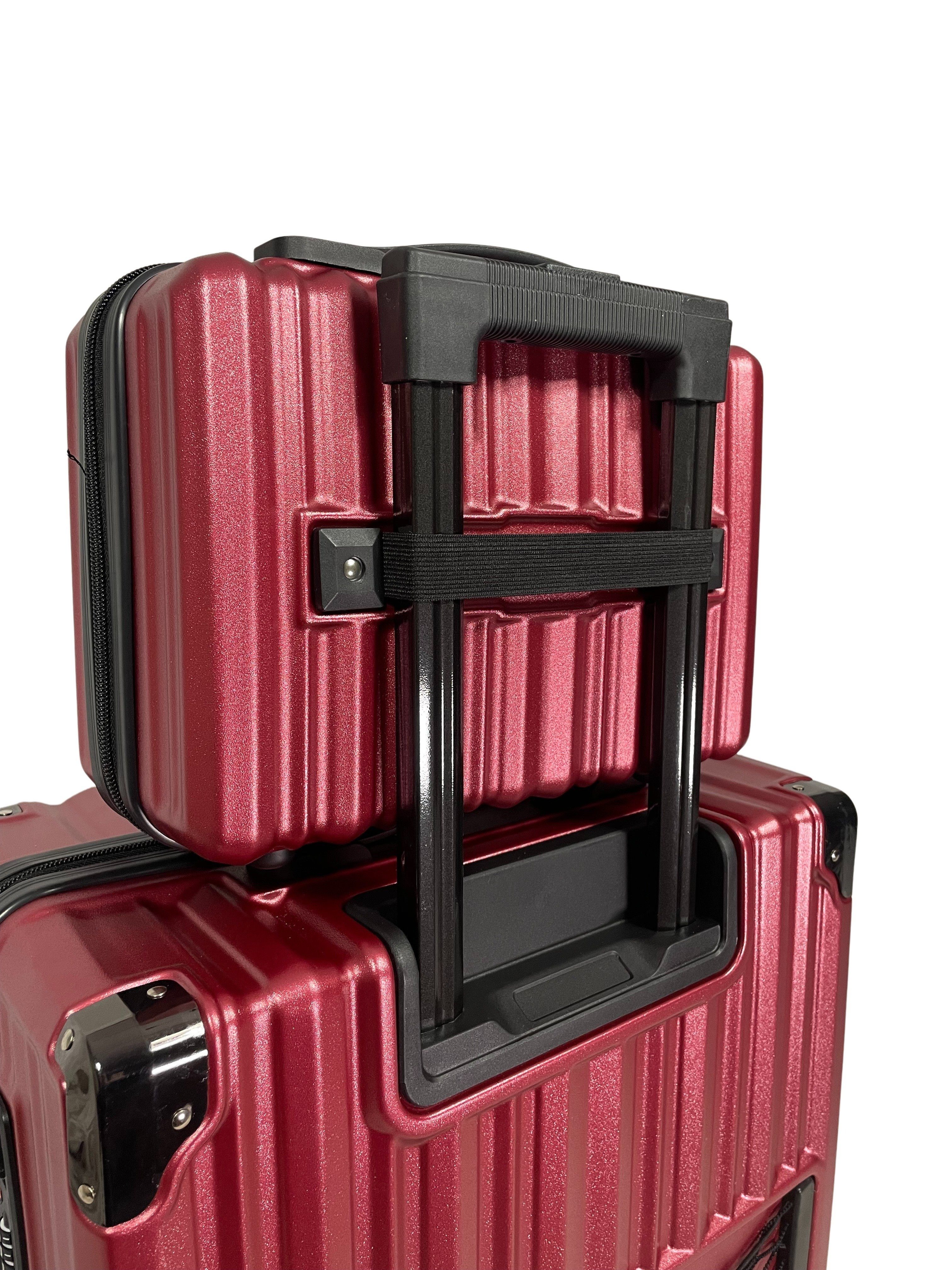 SIGN German Design Trolley Reisekoffer Hartschalen-Koffer, 360° Zwillingsrollen M/L/XL, Netztasche auf der Rückseite