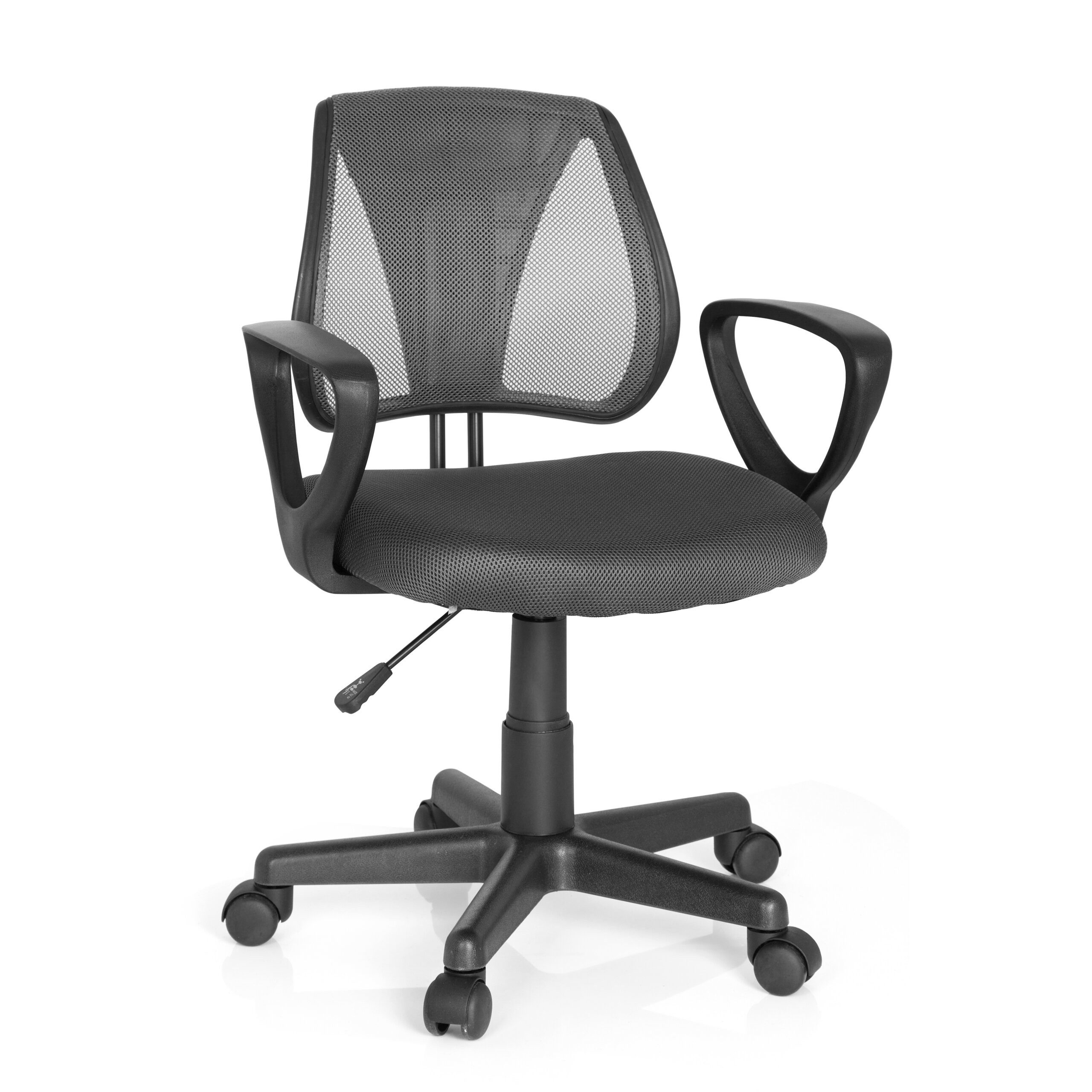hjh OFFICE Drehstuhl Kinderdrehstuhl Kiddy Cd Stoff / Netzstoff (1 St), Kinder Bürostuhl mitwachsend, ergonomisch