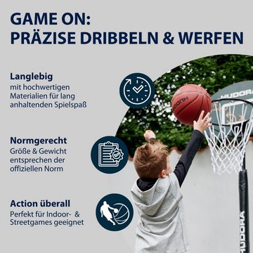 Hudora Basketball Competition Pro Hop, Gr. 7, Mehr Grip, mehr Power, mehr Punkte