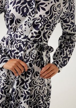 Aniston CASUAL Blusenkleid mit graphischem Blumendruck - jedes Teil ein Unikat - NEUE KOLLEKTION