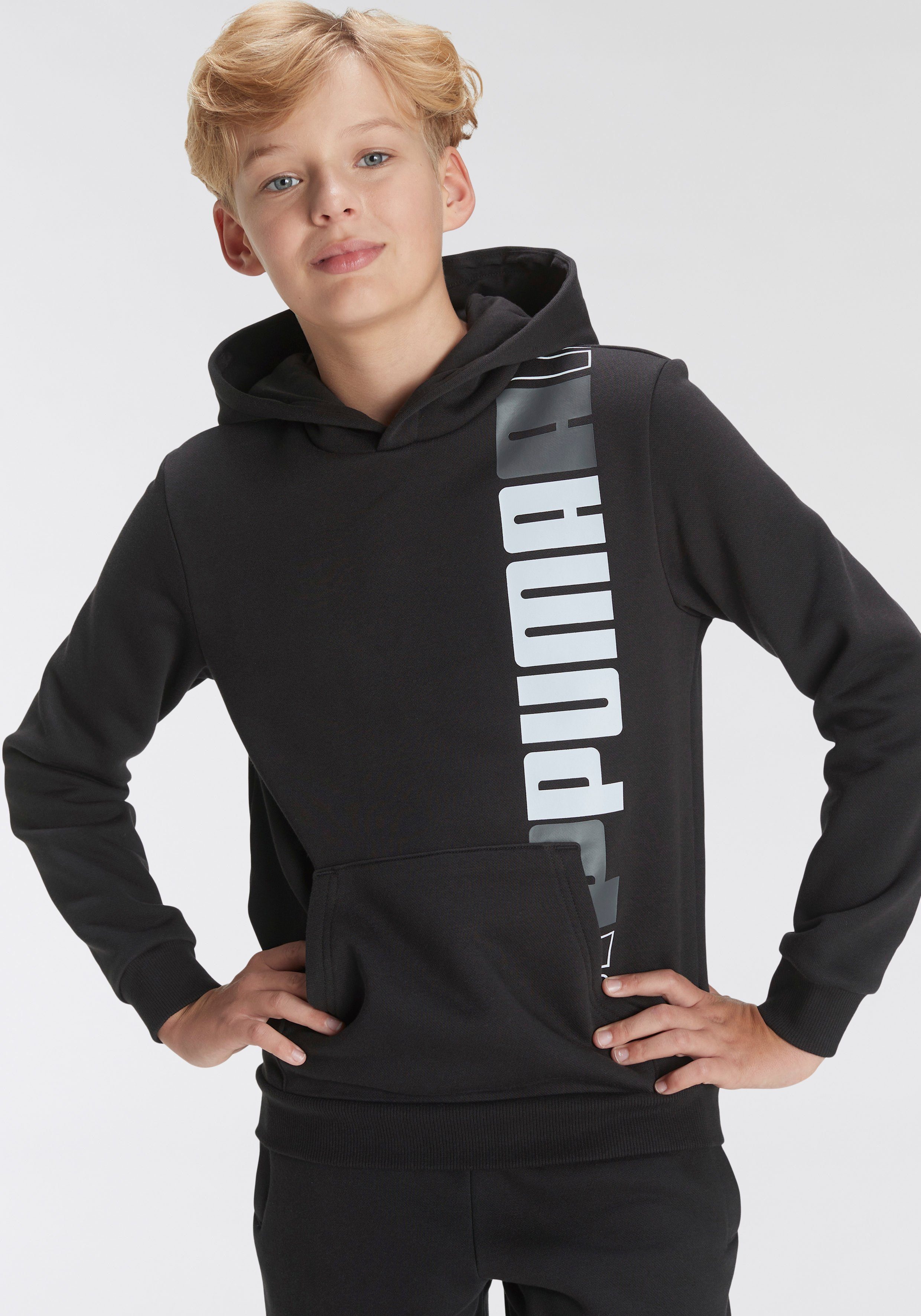 HOODIE B PUMA PUMA LAB FL Kapuzensweatshirt ESS+ Black LOGO