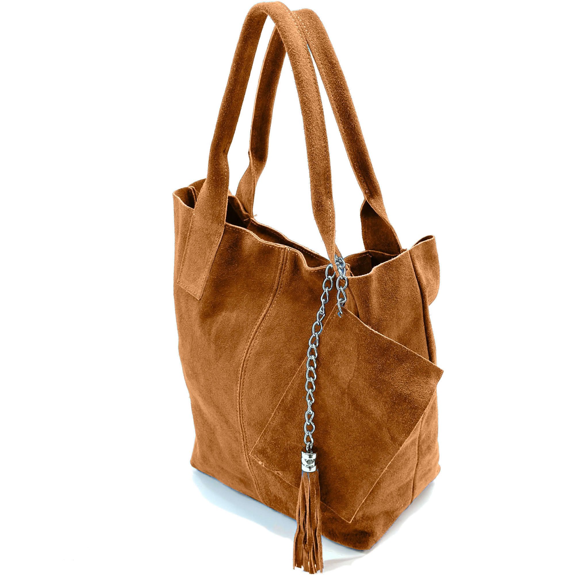 KMISSO Henkeltasche Große Beutel Wild Leder Tasche Shopper Henkel Schulter Tasche 30704 (1-tlg), im eleganten Look